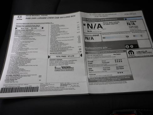 Used 2018 RAM 2500 Laramie image 63