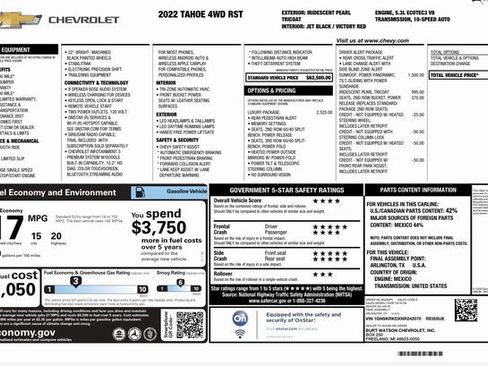 Used 2022 Chevrolet Tahoe RST w/ Luxury Package image 31