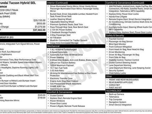 Certified 2024 Hyundai Tucson SEL AWD/4WD image 3