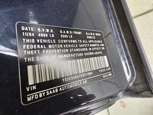 Used 2005 Saab 9-5 Arc image 37