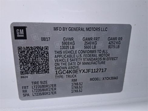 Used 2018 Chevrolet Silverado 3500 LTZ w/ Duramax Plus Package image 18