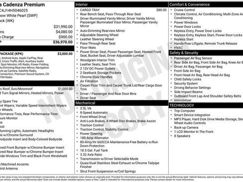 Used 2017 Kia Cadenza Premium w/ Luxury Package FWD image 14