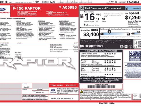 Used 2024 Ford F150 Raptor AWD/4WD image 12