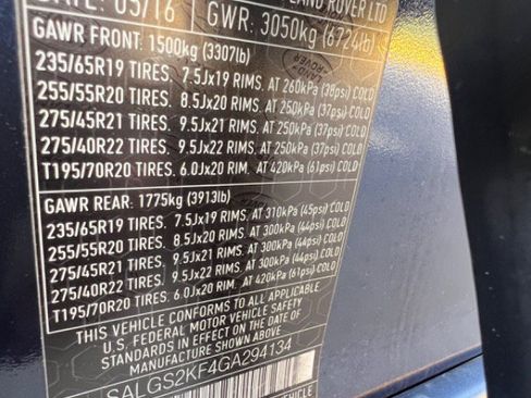 Used 2016 Land Rover Range Rover HSE AWD/4WD image 56