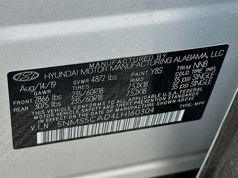 Used 2020 Hyundai Santa Fe Limited w/ Cargo Package AWD/4WD image 38