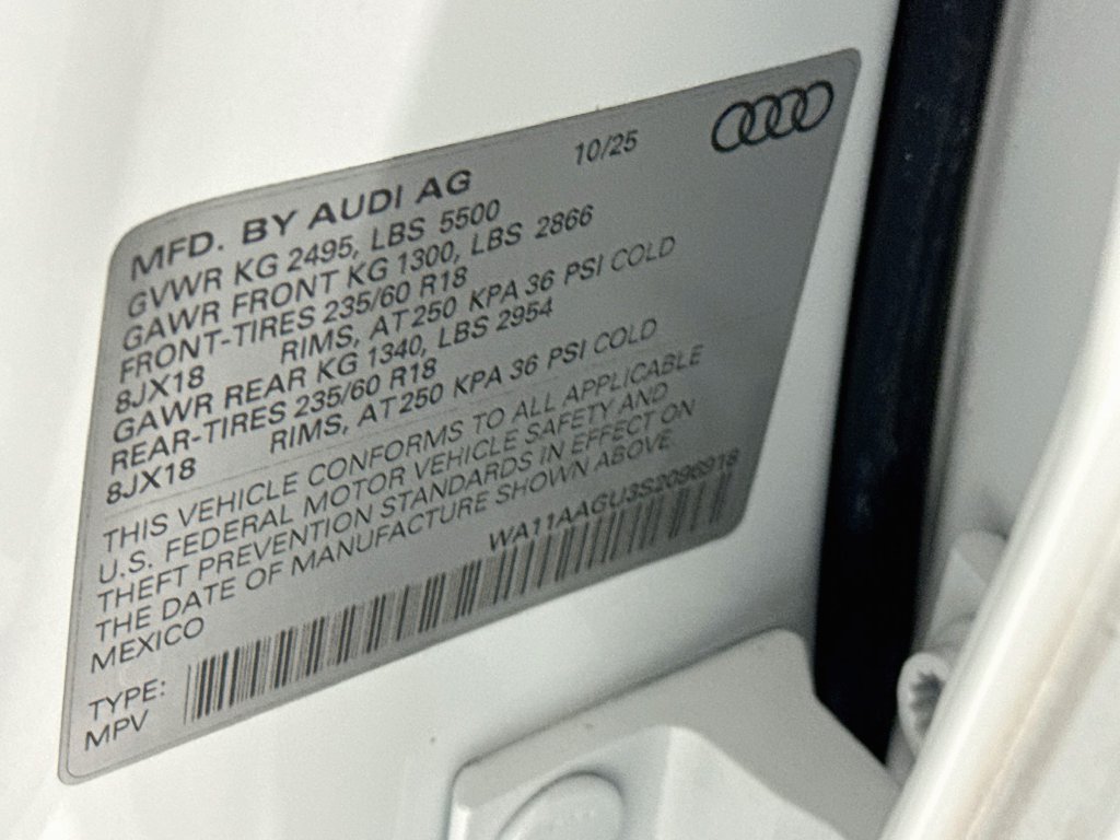 Certified 2025 Audi Q5 Premium w/ Convenience Package AWD/4WD image 35