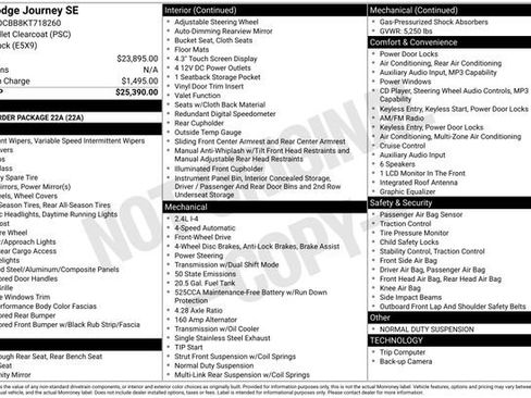 Used 2019 Dodge Journey SE image 14