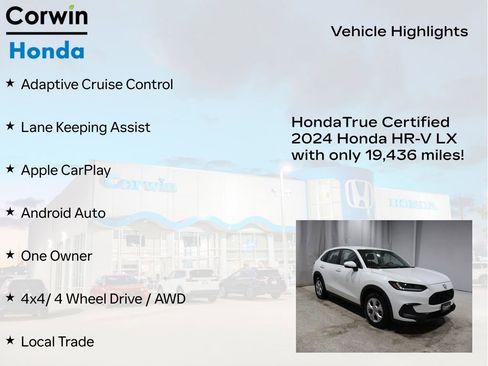 Used 2024 Honda HR-V LX image 9