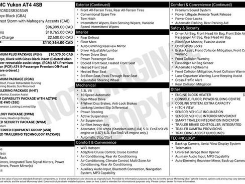 Used 2025 GMC Yukon AT4 w/ AT4 Premium Plus Package AWD/4WD image 5