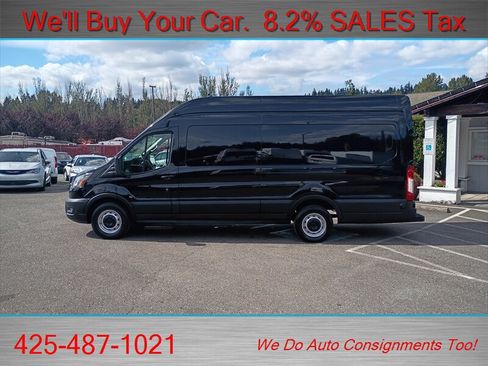Used 2020 Ford Transit 250 148 High Roof Extended w/ Load Area Protection Package RWD image 2