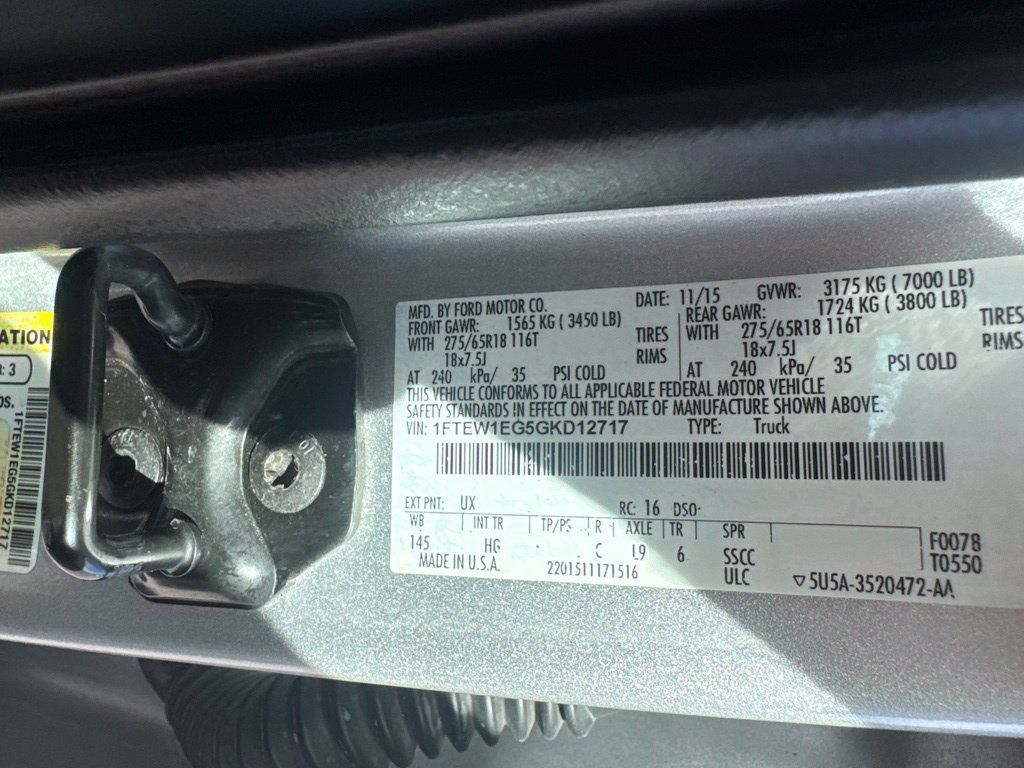 Used 2016 Ford F150 Lariat AWD/4WD image 19
