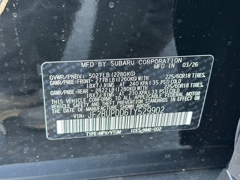 New 2026 Subaru Outback Limited AWD/4WD image 27