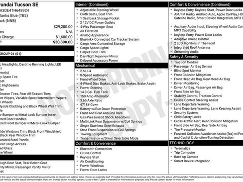 New 2026 Hyundai Tucson SE image 29