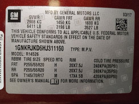 Used 2017 Chevrolet Traverse Premier w/ LPO, 'HIT The Road' Package image 33