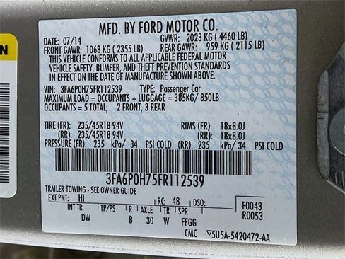 Used 2015 Ford Fusion SE w/ Equipment Group 201A image 27