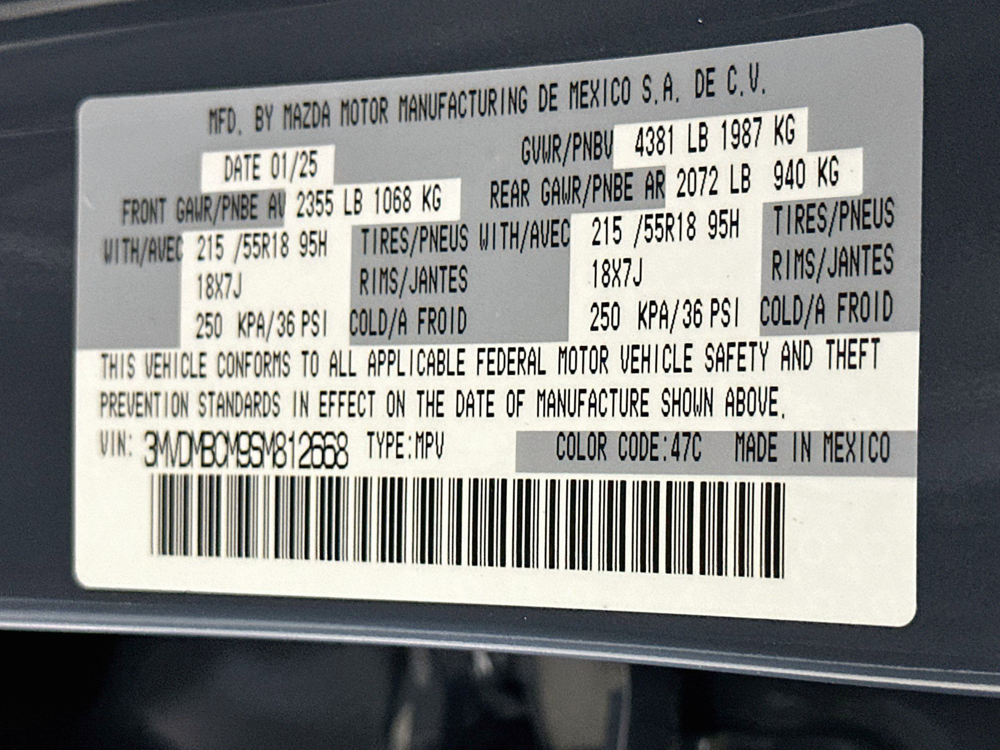 Used 2025 MAZDA CX-30 AWD 2.5 S w/ Preferred Package image 12