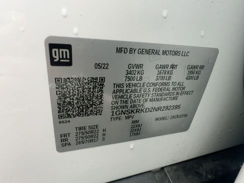 Used 2022 Chevrolet Tahoe RST w/ Luxury Package image 19