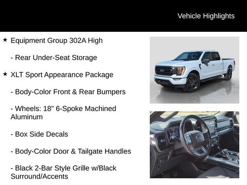 Used 2022 Ford F150 XLT w/ Equipment Group 302A High image 16