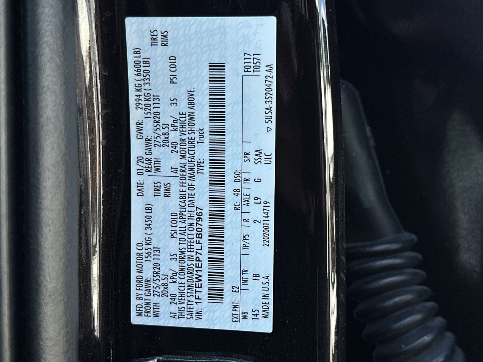 Used 2020 Ford F150 XLT w/ Equipment Group 302A Luxury AWD/4WD image 29