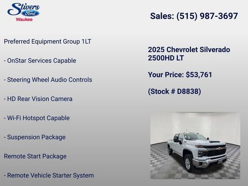 Used 2025 Chevrolet Silverado 2500 LT image 32