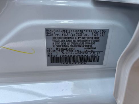 New 2025 Nissan Sentra SR w/ SR Premium Package image 22