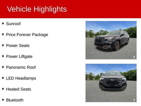 Used 2025 Subaru Forester Sport w/ Popular Package #1 AWD/4WD image 2