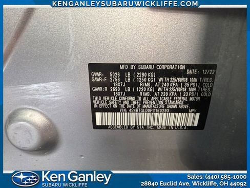Used 2023 Subaru Outback Onyx Edition XT AWD/4WD image 28