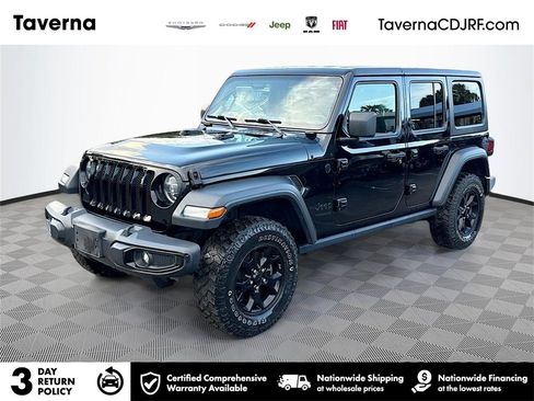 Used 2021 Jeep Wrangler Unlimited Sport image 1
