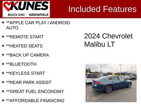 Used 2024 Chevrolet Malibu LT image 2