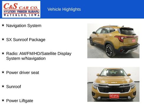 Used 2024 Kia Seltos SX w/ SX Sunroof Package AWD/4WD image 7