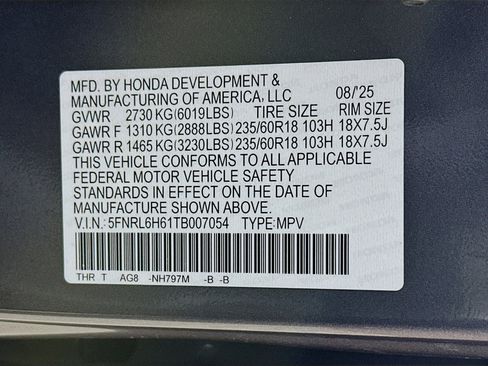 Certified 2026 Honda Odyssey EX-L image 31