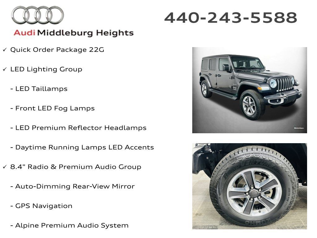 Used 2021 Jeep Wrangler Unlimited Sahara AWD/4WD image 6