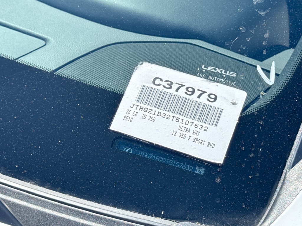 New 2026 Lexus IS 350 F Sport w/ Handling Package RWD image 16