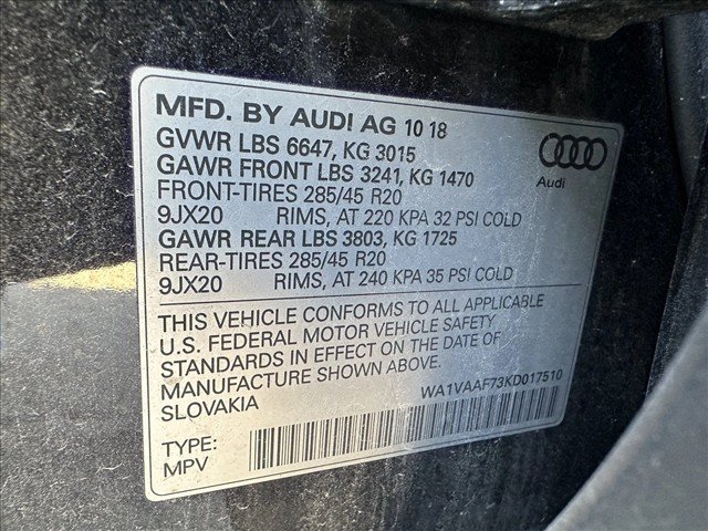 Used 2019 Audi Q7 3.0T Prestige AWD/4WD image 16