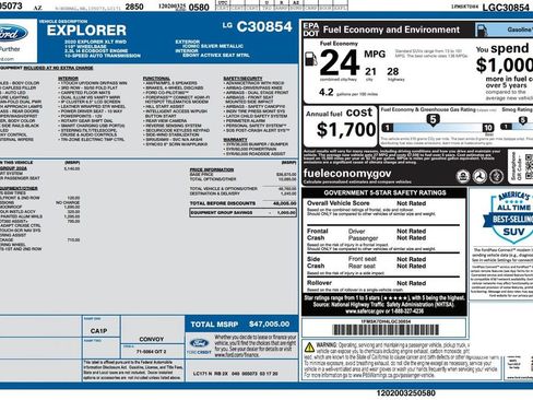 Used 2020 Ford Explorer XLT w/ Equipment Group 202A RWD image 4
