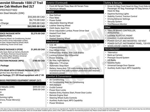 Used 2019 Chevrolet Silverado 1500 LT Trail Boss AWD/4WD image 2
