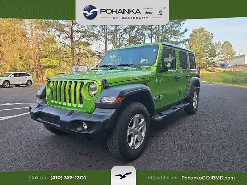 Used 2019 Jeep Wrangler Unlimited Sport S AWD/4WD image 1