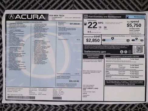 Used 2026 Acura MDX w/ Technology Package image 9