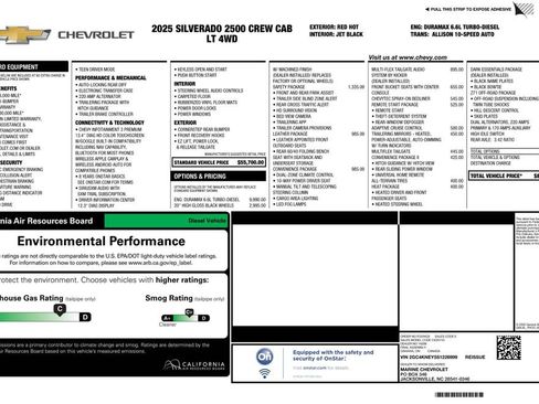 New 2025 Chevrolet Silverado 2500 LT w/ Safety Package AWD/4WD image 4