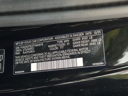 Certified 2026 Volvo XC90 B6 Plus AWD/4WD image 38