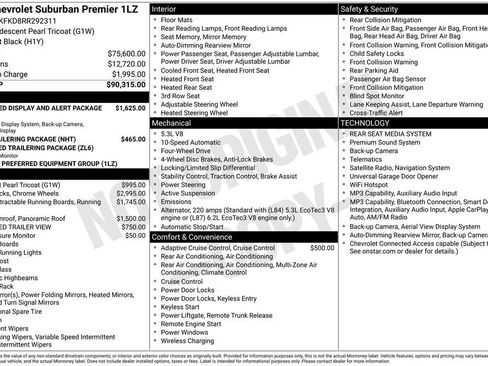 Used 2024 Chevrolet Suburban Premier AWD/4WD image 47