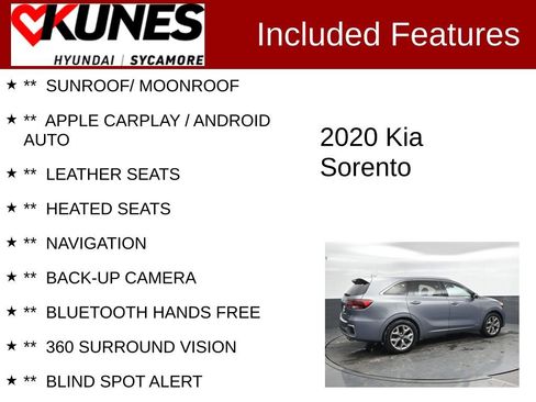 Used 2020 Kia Sorento SX w/ SX LED Lighting Package image 2