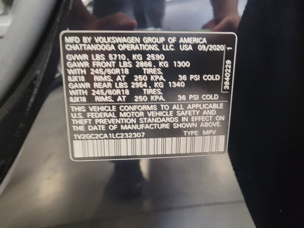 Used 2020 Volkswagen Atlas Cross Sport S AWD/4WD image 33