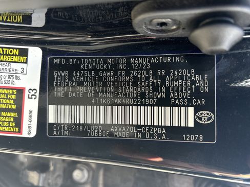 Used 2024 Toyota Camry XSE FWD image 5