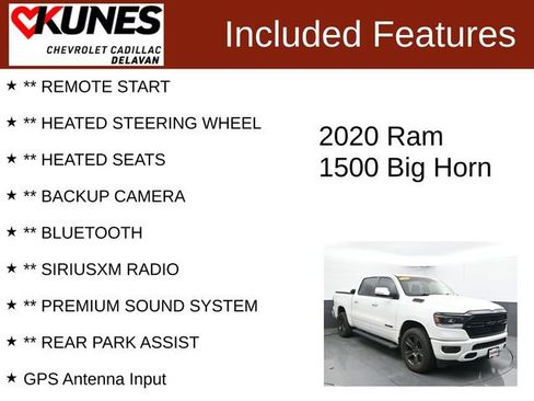 Used 2020 RAM 1500 Big Horn AWD/4WD image 3