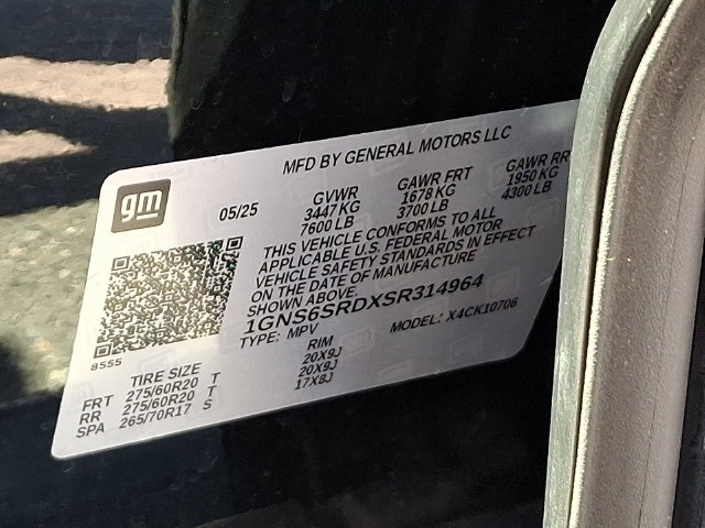 Used 2025 Chevrolet Tahoe Premier AWD/4WD image 30
