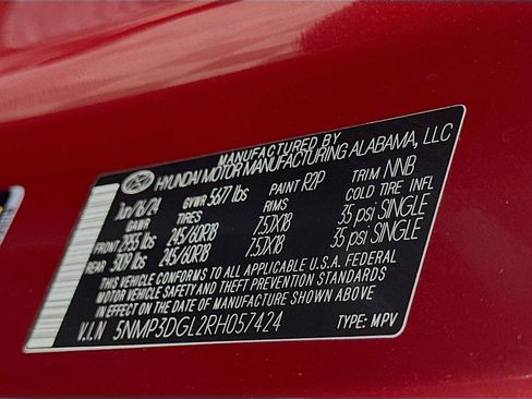 Certified 2024 Hyundai Santa Fe XRT image 34