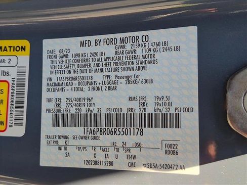 Certified 2024 Ford Mustang Dark Horse RWD image 24