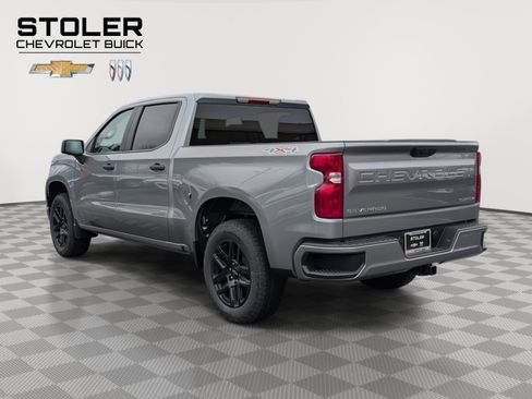 New 2026 Chevrolet Silverado 1500 Custom w/ Turbomax Blackout Package AWD/4WD image 2
