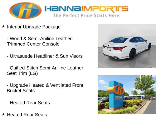 Used 2020 Lexus LS 500 w/ Interior Upgrade Package RWD image 15
